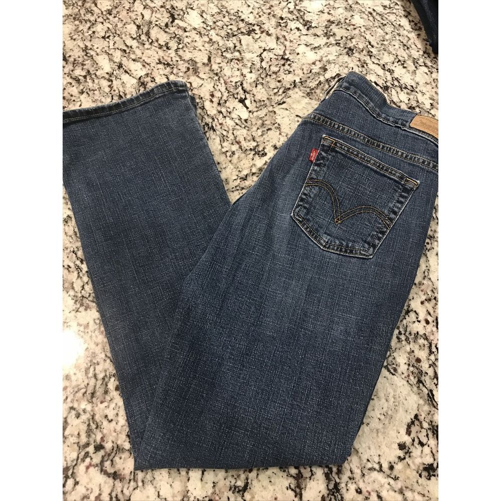 Levi's 515 Boot Cut Women's Size 8 M Blue Jeans Denim Pants Stretch 31x31